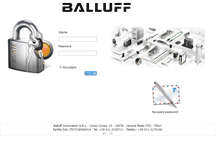 Tablet Screenshot of listino.balluffautomation.it
